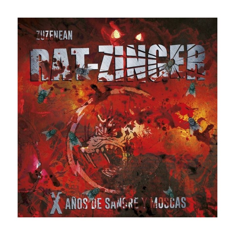 RAT-ZINGER - X Años de Sangre y Moscas - Zuzenean - LP+CD+DVD..