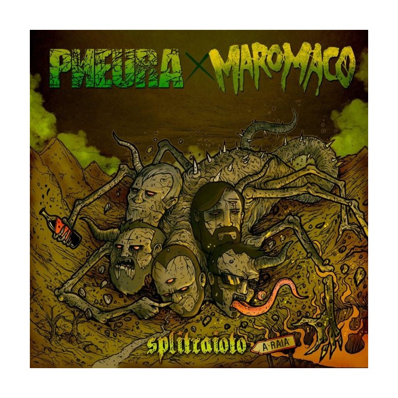 PNEURA / MAROMACO - Splitraioto - Split LP