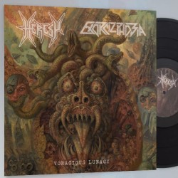 HERESY / EXORCIZPHOBIA - Voracious Lunacy - LP.